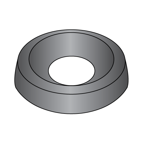 Countersunk Finishing Washers - Black Zinc