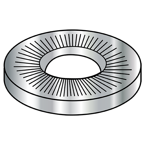 Metric - Serrated - Conical Spring - Lockwashers - A2 Stainless