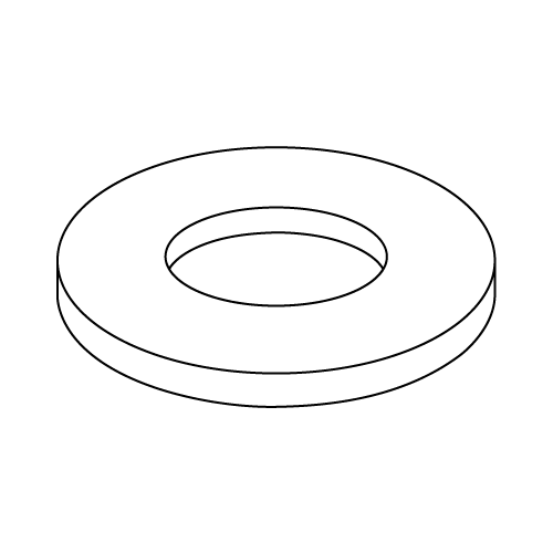 Standard Flat Washers - Nylon