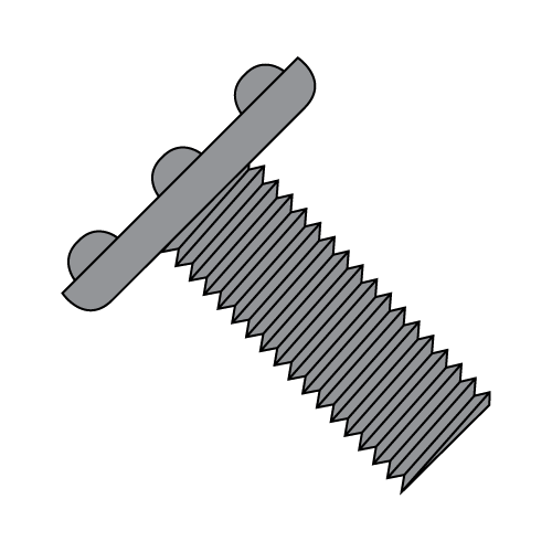 Weld Screws - Projections On Top of Head - Plain Finish