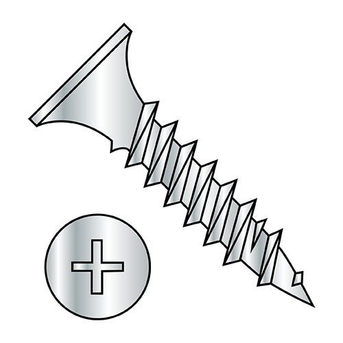 Bugle - Phillips - Drywall Screws - Fine Thread / Sharp Point - Zinc
