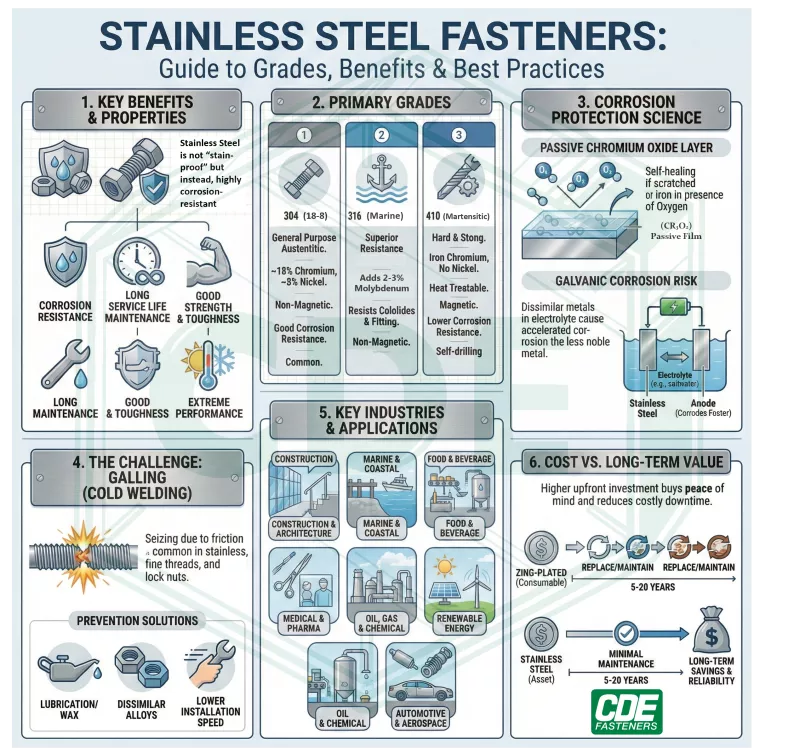 A guide to Stainless Steel Fasteners