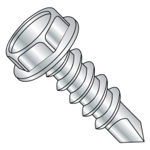 Hex Washer - Unslotted - 7/16" A.F. - Self Drilling Screws - Steel - Zinc