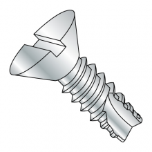 Flat - Slotted - Type 25 - Thread Cutting Screws - Zinc