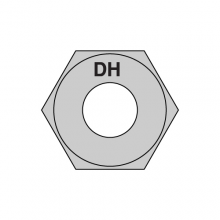 7/8-9 A563 Grade DH - Heavy Hex Nuts - Hot-Dip galvanized