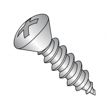 Oval - Phillips - Type AB - Self Tapping Screws - 18-8 Stainless