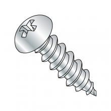 Round - Phillips - Type AB - Self Tapping Screws - Zinc