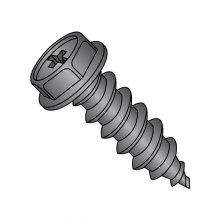 Hex Washer - Phillips - Type AB - Self Tapping Screws - Black Zinc