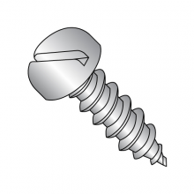 Pan - Slotted - Type AB - Self Tapping Screws - 18-8 Stainless