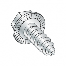 Serrated Hex Washer - Unslotted - Type AB - Self Tapping Screws - Zinc