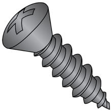 Oval - Phillips - Type A - Self Tapping Screws - Black Oxide