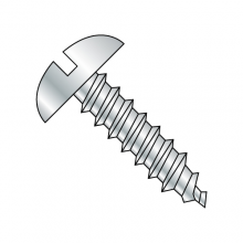 Round - Slotted - Type A - Self Tapping Screws - Zinc