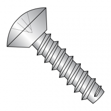 Oval - Undercut - Phillips -Type B - Self Tapping Screws - 18-8 Stainless