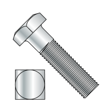 Square Head Battery Bolts - Fully Threaded - Zinc