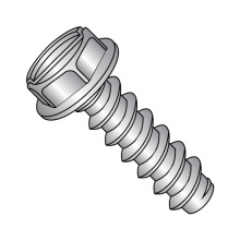 Hex Washer - Slotted - Type B - Self Tapping Screws - 18-8 Stainless