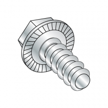 Serrated Hex Washer - Unslotted - Type B - Self Tapping Screws - Zinc