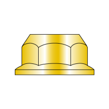 Din 6923 - Hex Flange Nut - Class 10 - Zinc Yellow & Bake