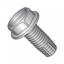 Hex Washer - Slotted - Type F - Thread Cutting Screws - 18-8 Stainless