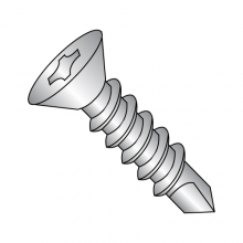 Flat - Phillips - Self Drilling Screws - 410 Stainless