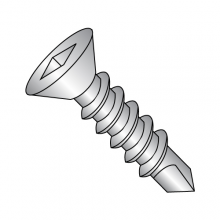 Flat - Square - Recess - Self Drilling Screws - 410 Stainless