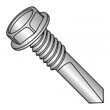 #5 Point - Hex Washer - Unslotted - Self Drilling Screws - 410 Stainless