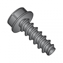 Hex Washer - Unslotted - Generic Alternatives to Plastite® - 48-2 Thread Rolling Screws* - Black Oxide