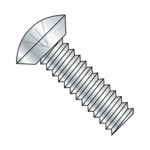 Oval - Phillips - Undercut - Machine Screw - Zinc