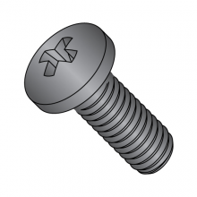 Pan - Phillips - Machine Screw - 18-8 Stainless - Black Oxide 