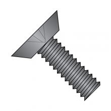 Flat Phillips - Undercut - Machine Screws - Zinc Black
