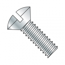 Oval Slotted - Machine Screws - Zinc 