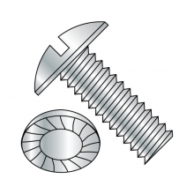 Serrated - Truss - Slotted - Machine Screws - Zinc