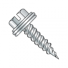 Slotted Hex Washer - Self Piercing Screws w/ Bonded New-EPDM Washer