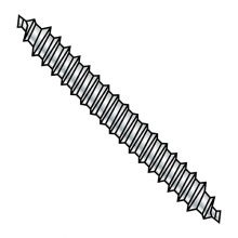 Dowel Screws - Fully Threaded - Zinc