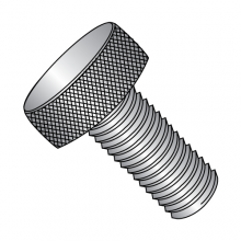 Knurled Thumb Screws - Plain Style - No Shoulder - 18-8 Stainless
