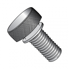 Knurled Thumb Screws - with Washer Face 