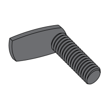 Spot Weld Screws - Flat 90° Spade - No Projections