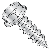 5/16-12X2 Hex Washer - Unslotted - Type AB - Self Tapping Screws - 7/16" A.F. - Zinc