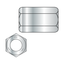 5/16-18X1 1/8 Hex Rod Coupling Nut - 1/2" Across Flats - Grade 5
