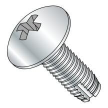 1/4-20X1 1/4 Truss - Phillips - Type 1 - Thread Cutting Screws - Zinc
