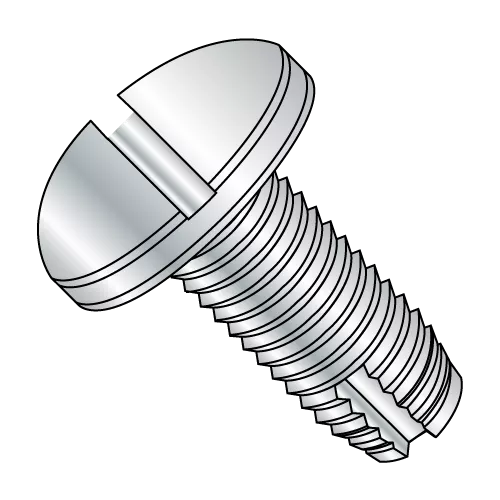 Pan - Slotted - Type 1 - Thread Cutting Screws - Zinc
