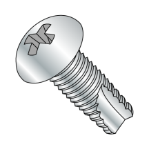 Round - Phillips - Type 23 - Thread Cutting Screws - Zinc