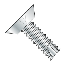 6-32X1/2 Flat - Undercut - Phillips - Type 23 - Thread Cutting Screws - Zinc