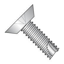 10-24X1 1/4 Flat - Undercut - Phillips - Type 23 - Thread Cutting Screws - 18-8 Stainless