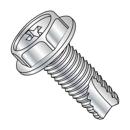 Hex Washer - Phillips - Type 23 - Thread Cutting Screws - Zinc