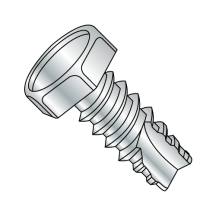 1/4-14X1 Hex - Unslotted - Type 25 - Thread Cutting Screws - Zinc