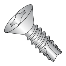 6-20X1/2 Flat - Phillips - Type 25 - Thread Cutting Screws - 18-8 Stainless