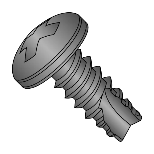 Pan - Phillips - Type 25 - Thread Cutting Screws - Black Oxide