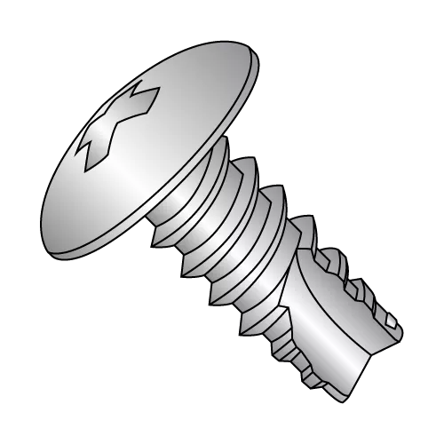 6-20X1/2 Truss - Phillips - Type 25 - Thread Cutting Screws - 18-8 Stainless Steel