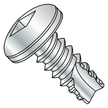 6-20X1/4 Pan - Square - Type 25 - Fully Threaded Screws - Zinc