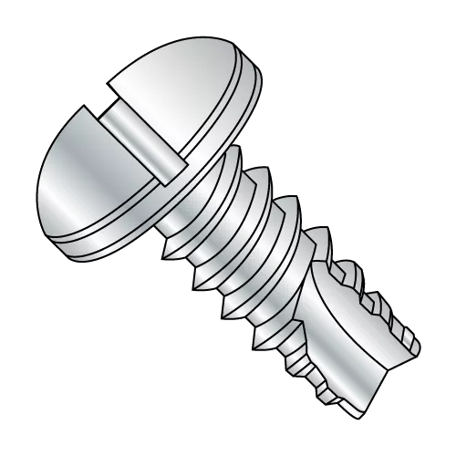 Pan - Slotted - Type 25 - Fully Threaded Screws - Zinc